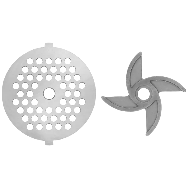 Meat grinder knife and grinding plate (set) AR-3809