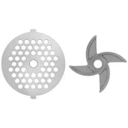 Meat grinder knife and grinding plate (set) AR-3809